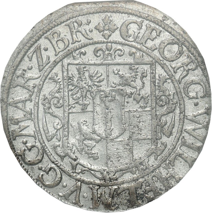 Niemcy, Prusy. 1/24 Talara LM 1624, Jerzy Wilhelm (1619-1640), Kohln PCGS AU58 (MAX)